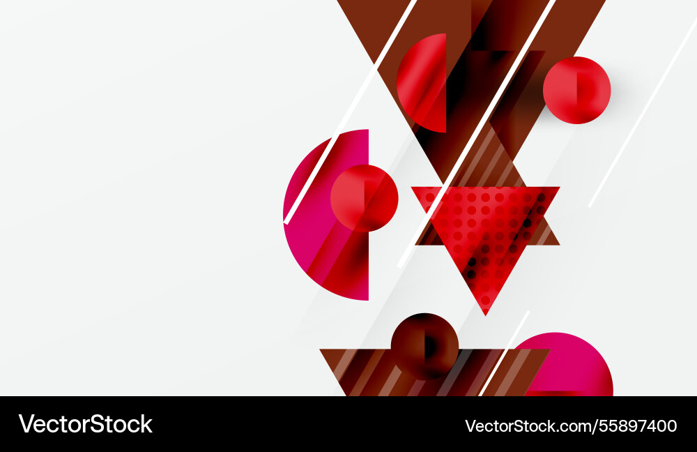 Modern abstract design with overlapping vector image