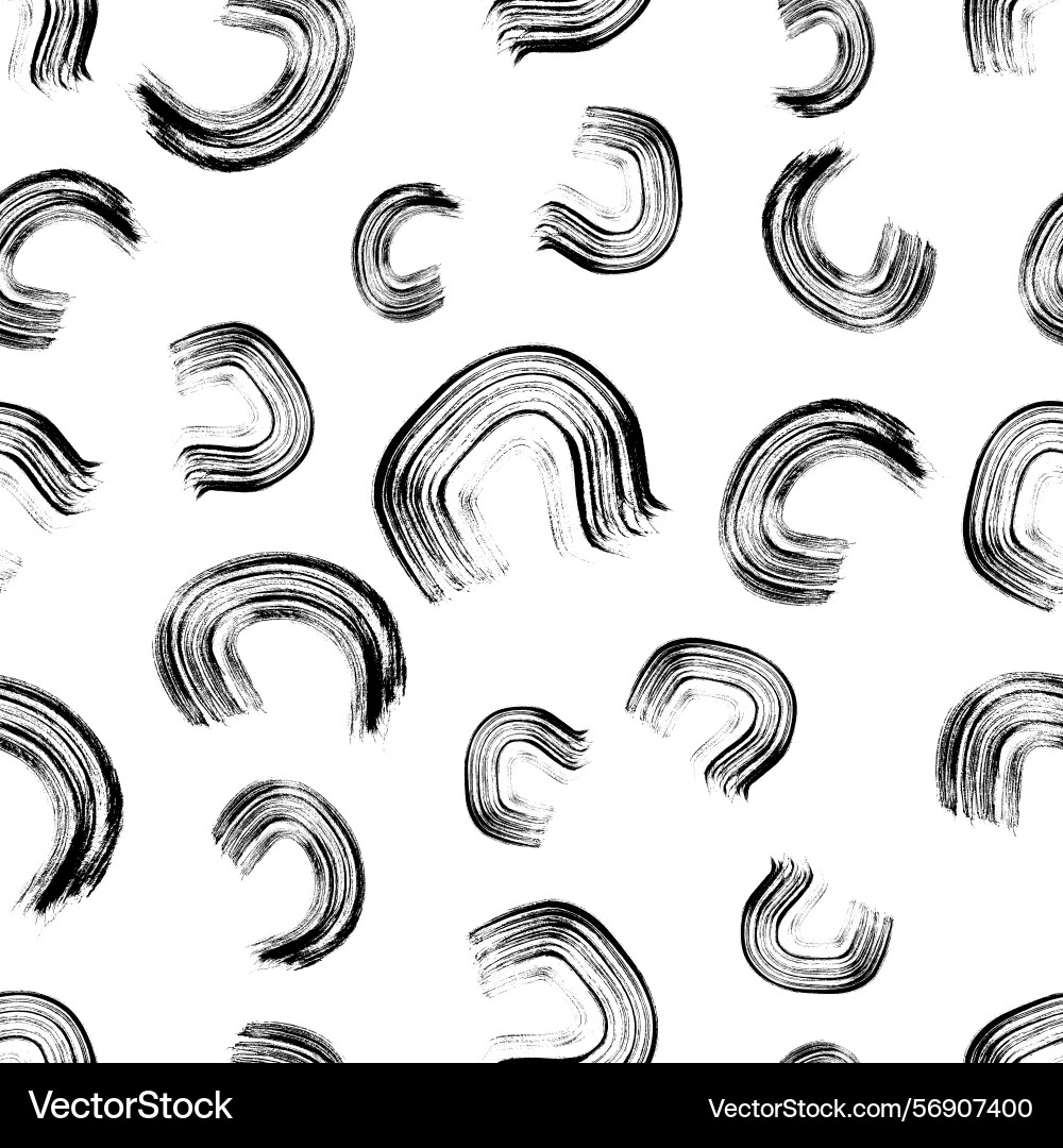 Seamless pattern with sketch circles shape Seamless pattern with sketch circles shape vector image