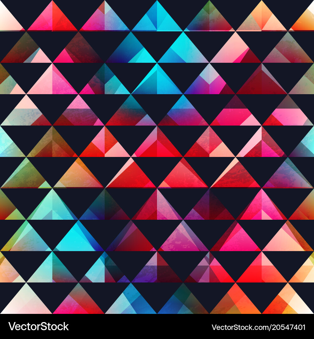 Geometric Triangle Pattern vector image