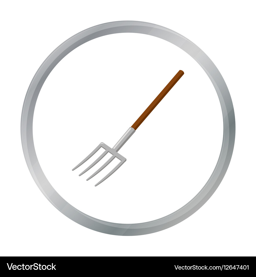 Pitchfork icon of for web Vector Image
