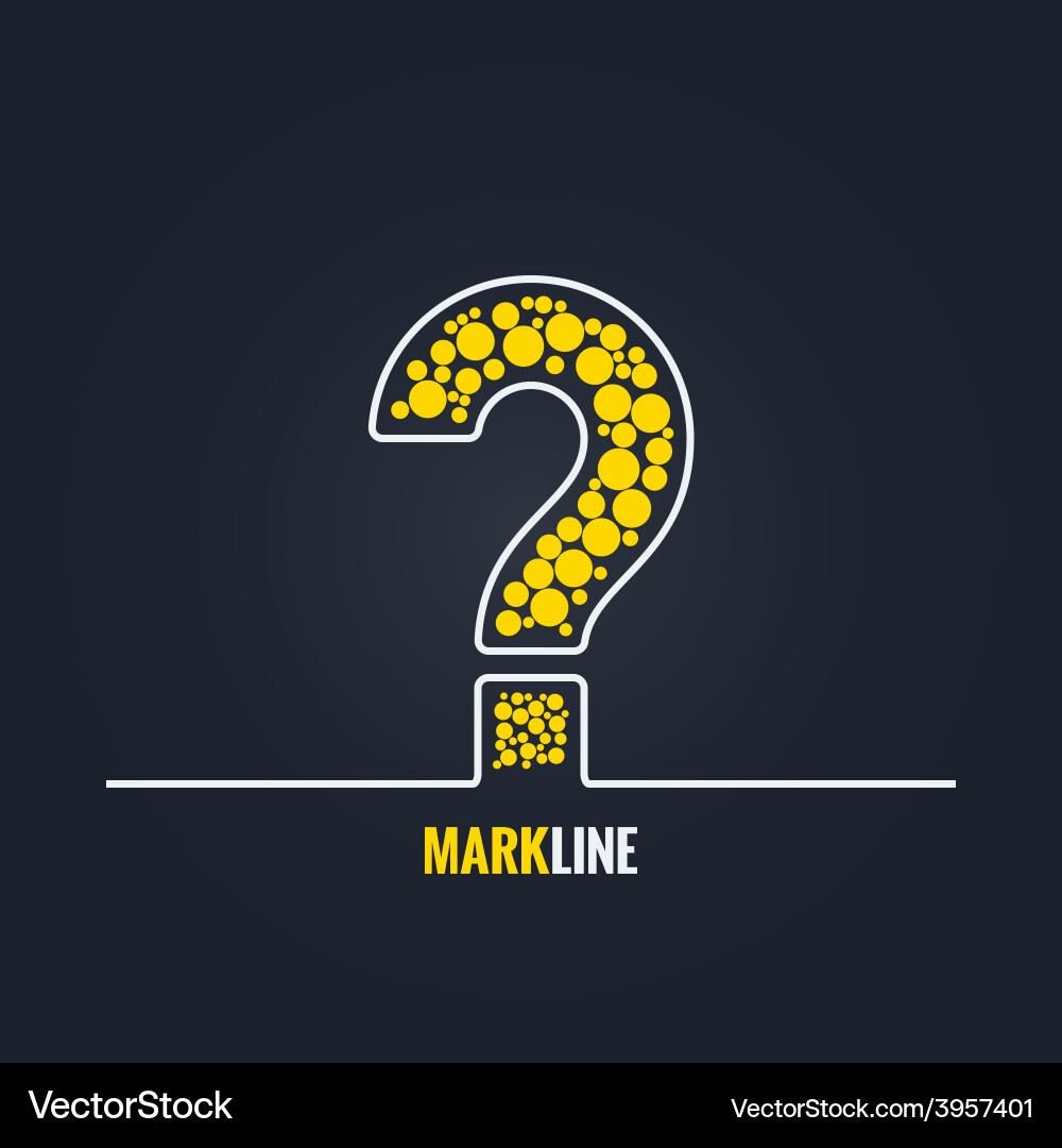 Question Mark Background - Help & FAQ Vector Image