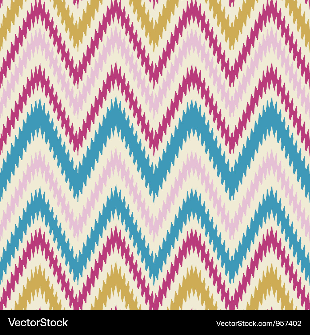 Dynamic Zigzag Pattern vector image
