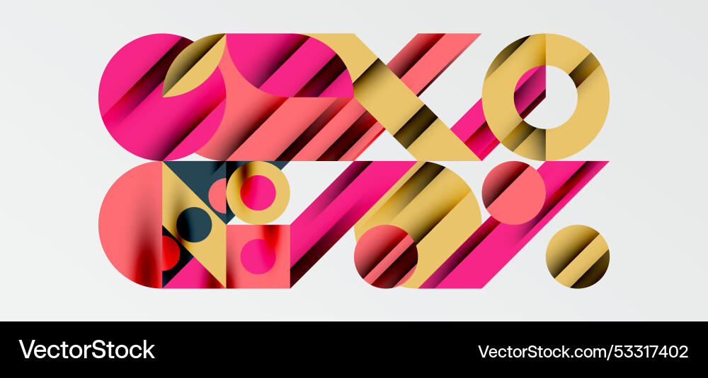 Geometric neo patterns abstract background Geometric neo patterns abstract background Vector Image