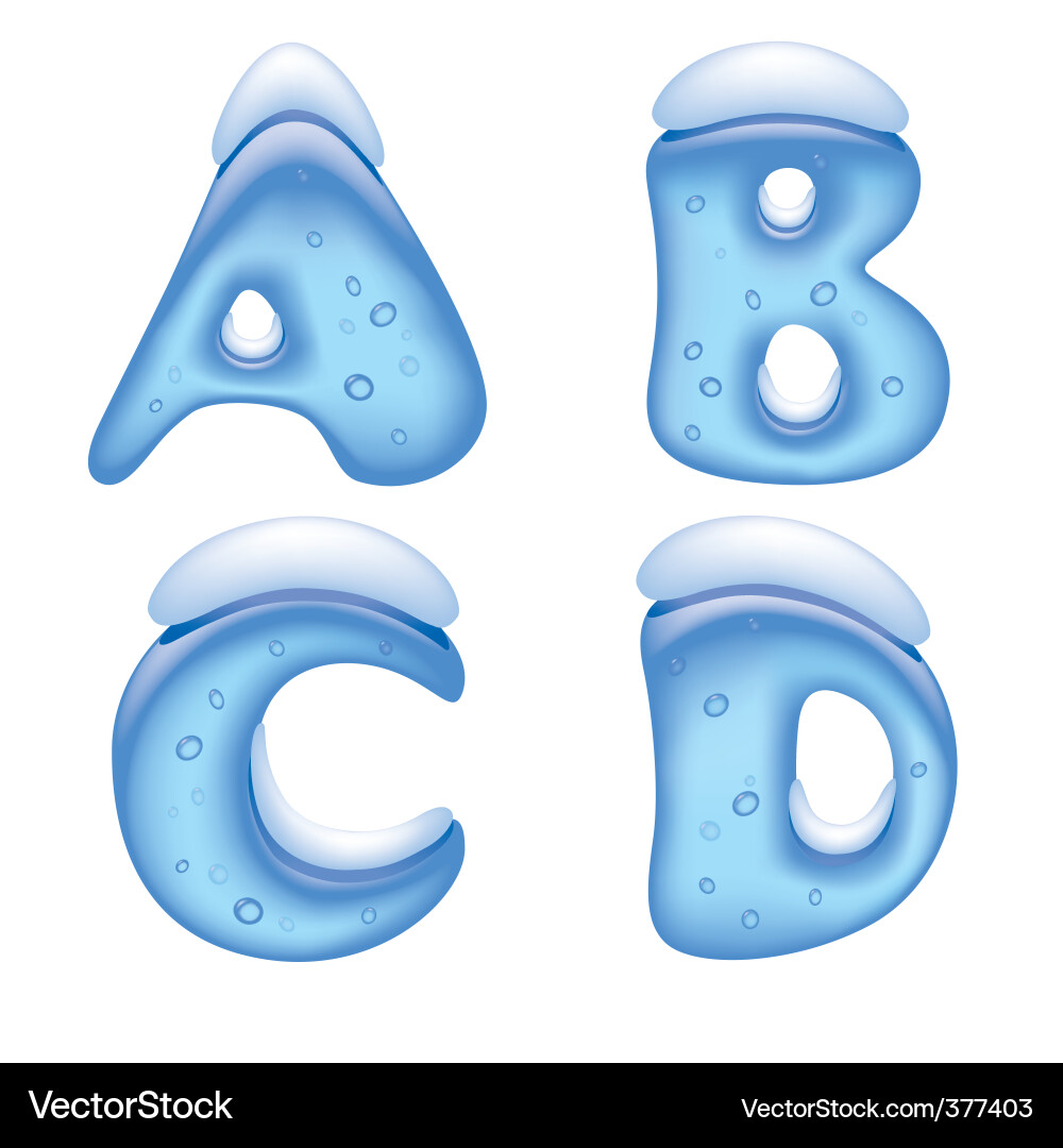 Alphabet letters Royalty Free Vector Image - VectorStock