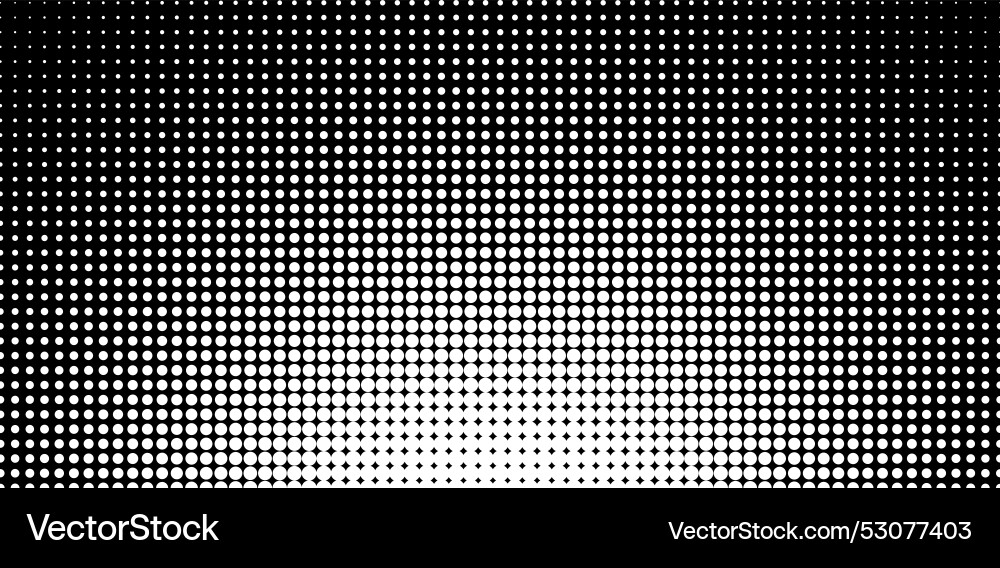 Black halftone gradient dot patterns background Black halftone gradient dot patterns background vector image