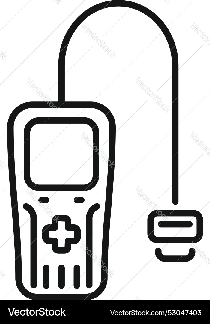 Portable gaming console with controller connecting Portable gaming console with controller connecting vector image
