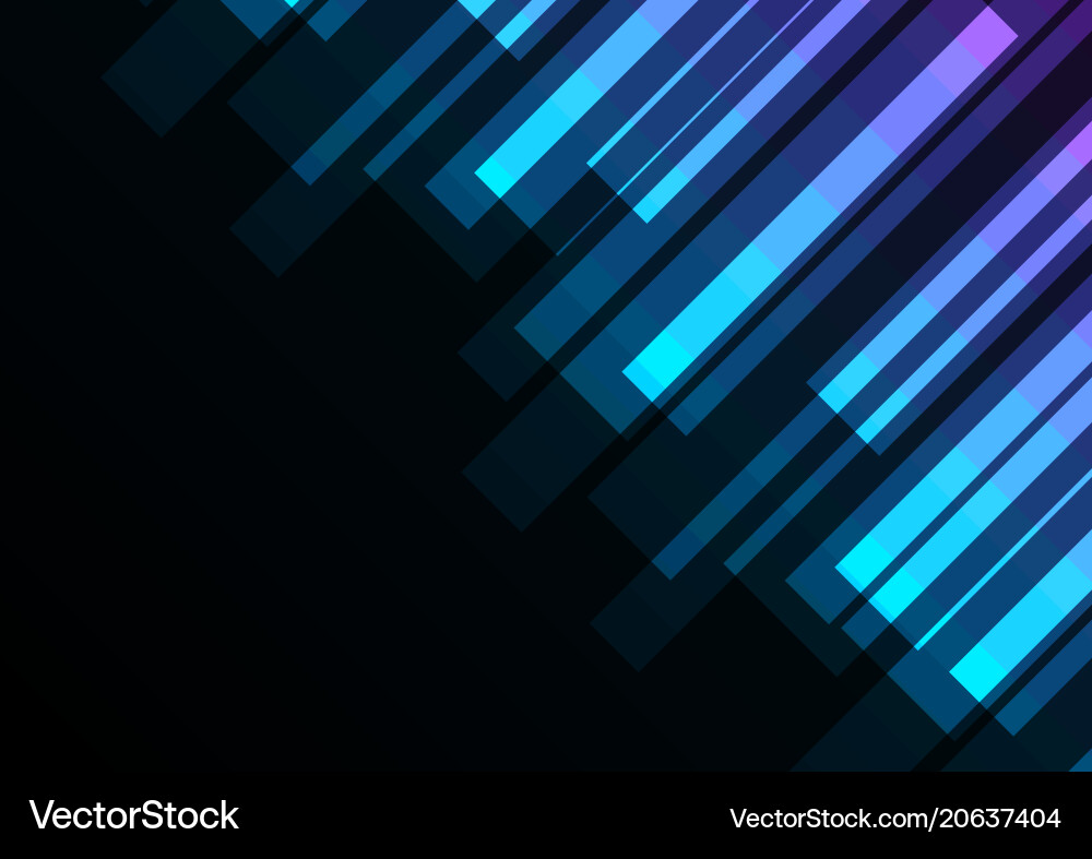 Blue stripe overlap in dark background Blue stripe overlap in dark background vector image