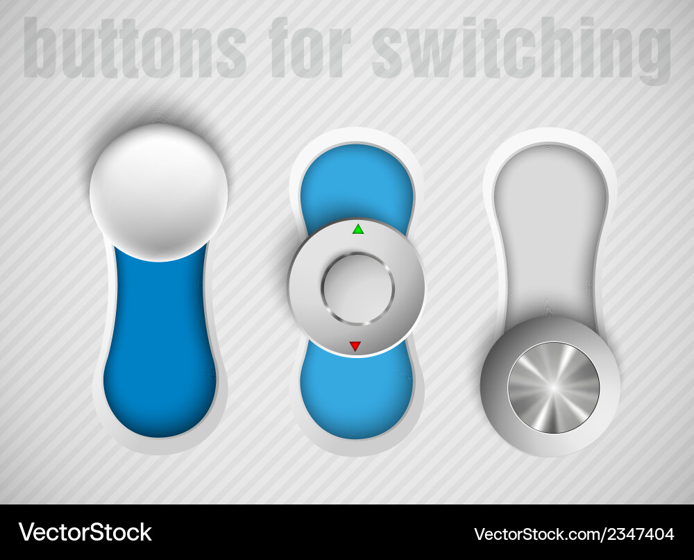 Mixing console faders vector image