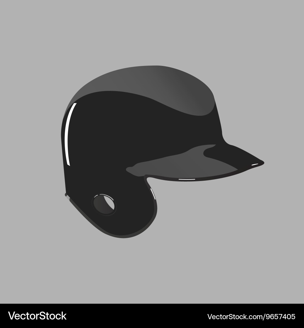 Baseball Helmet Vector Image