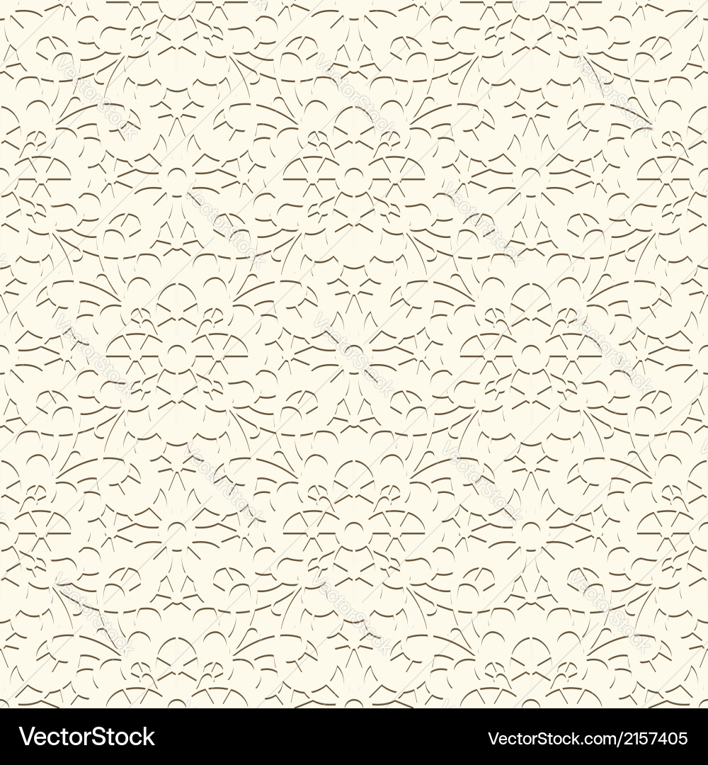 Elegant Scroll Pattern vector image