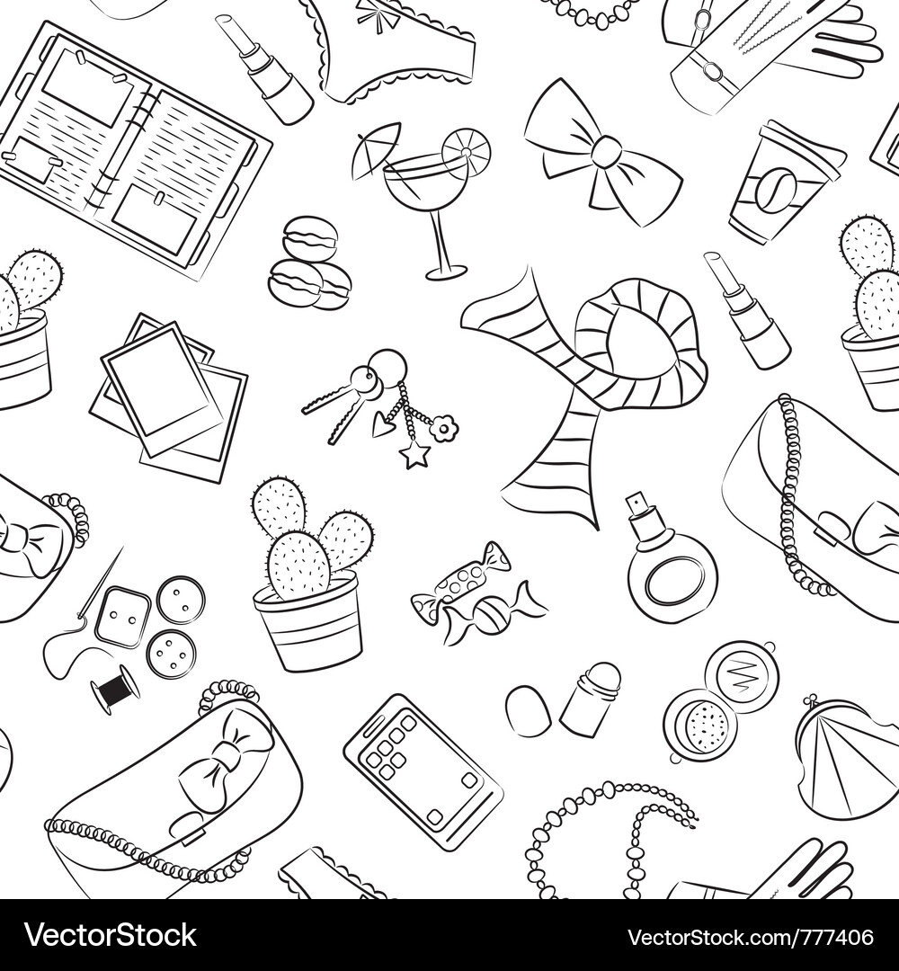 Female Icon Collection Vector Image
