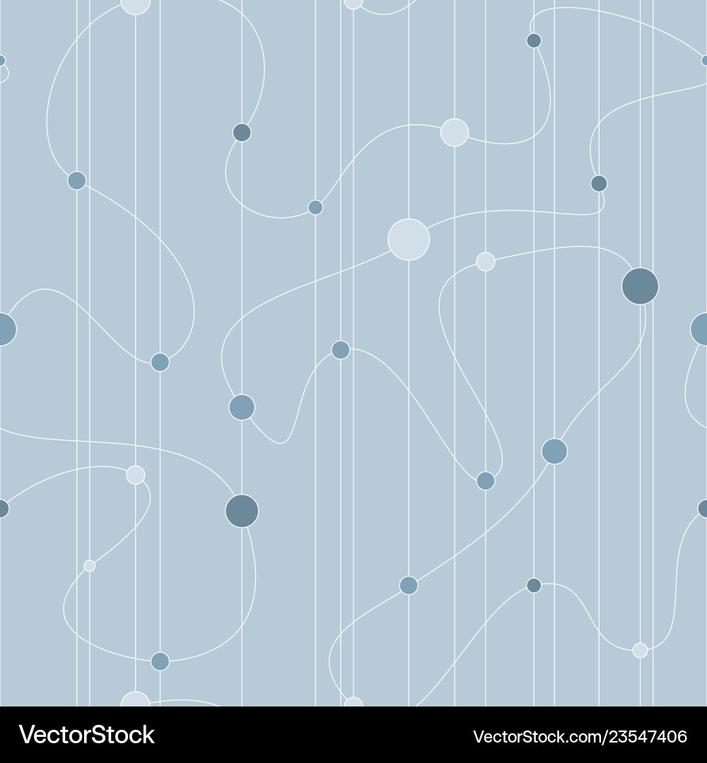 Retro Atomic 1950s Pattern vector image