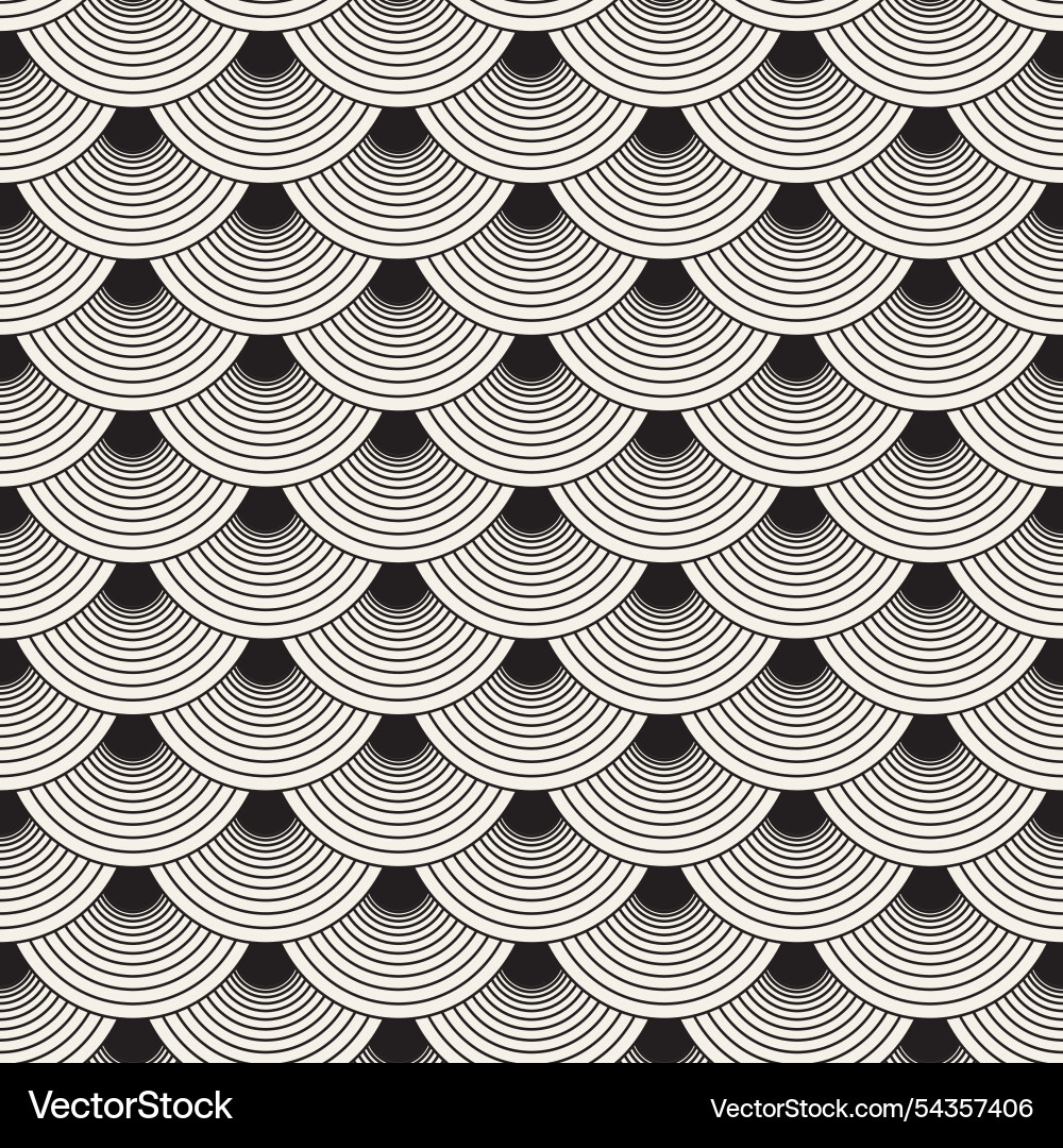 Seamless pattern repeating geometric elements Vector Image