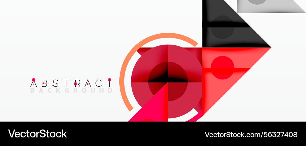 Abstract geometric design features overlapping Abstract geometric design features overlapping Vector Image