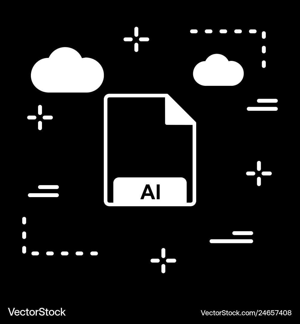 Ai icon Royalty Free Vector Image - VectorStock