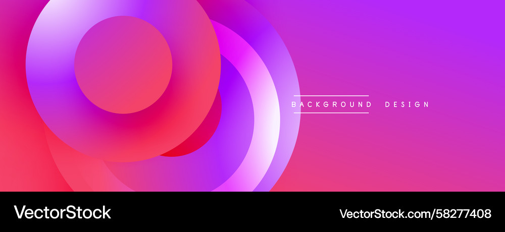 Dynamic Layered Abstract Background Vector Image