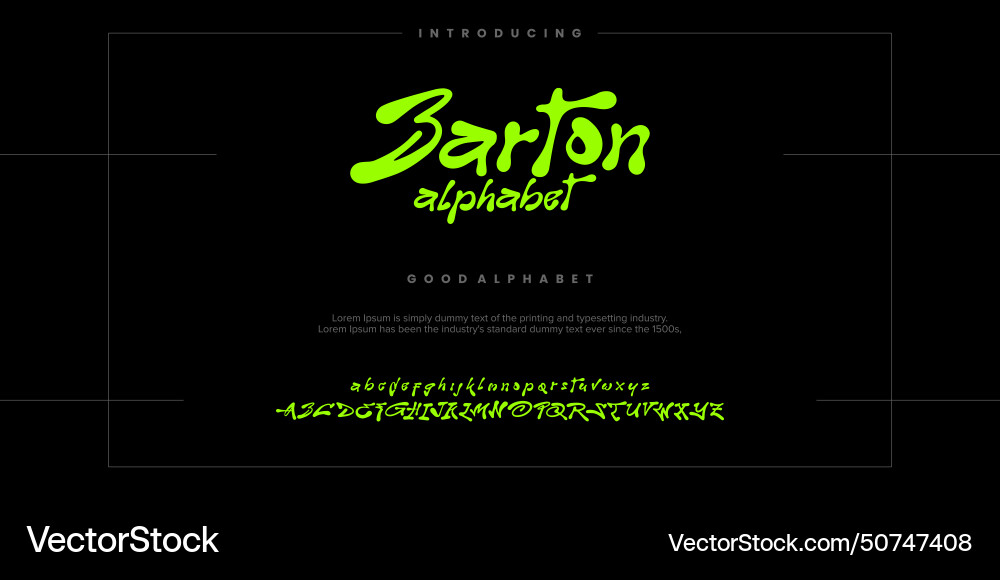 Futuristic Digital Alphabet Font Vector Image