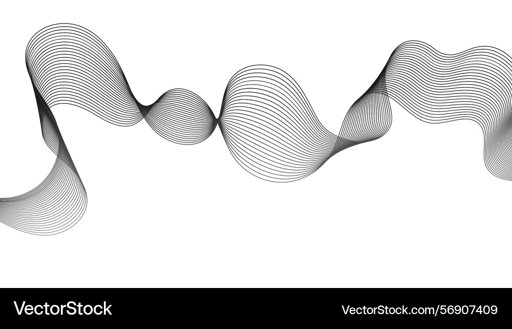 Abstract backdrop with grey wave gradient lines Abstract backdrop with grey wave gradient lines vector image
