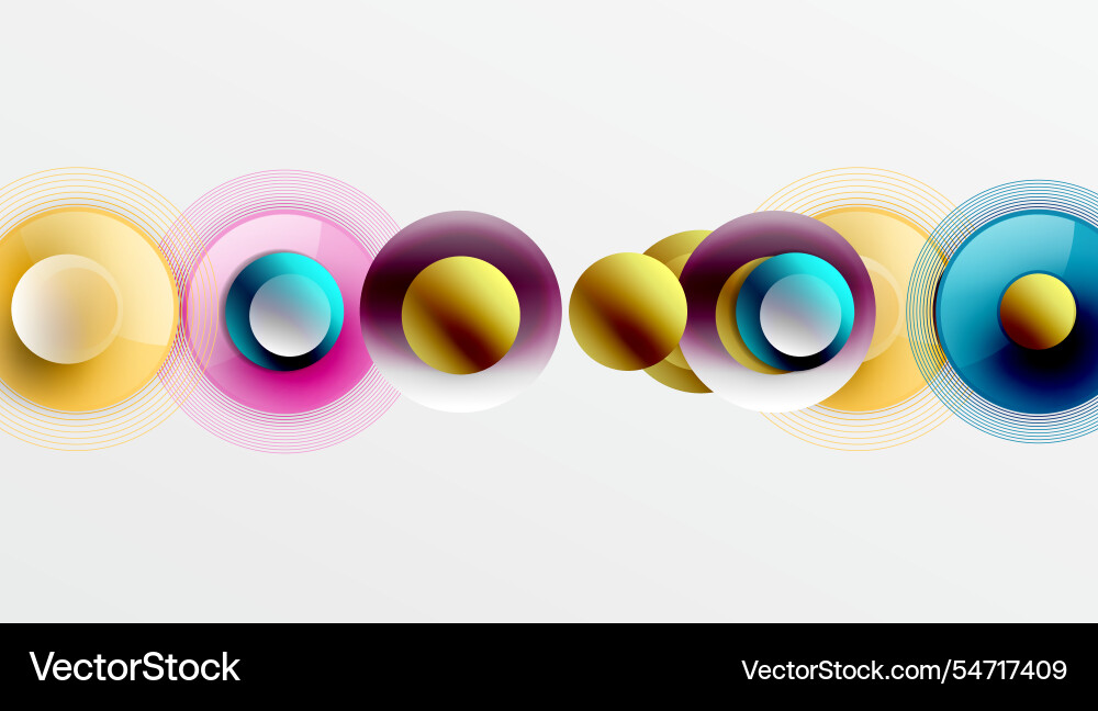 Abstract composition of overlapping circles Abstract composition of overlapping circles Vector Image