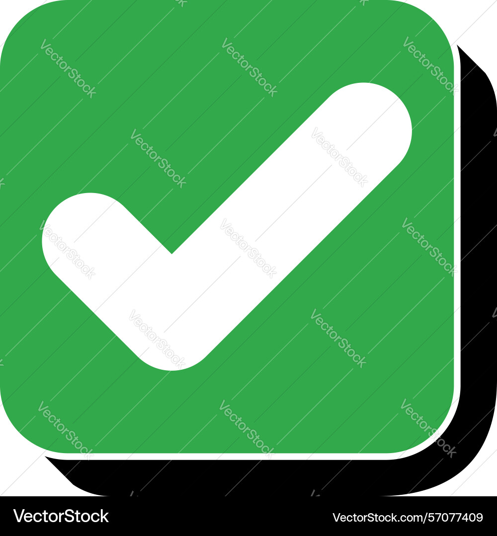 Check mark checklist tick template design eps 10 vector image