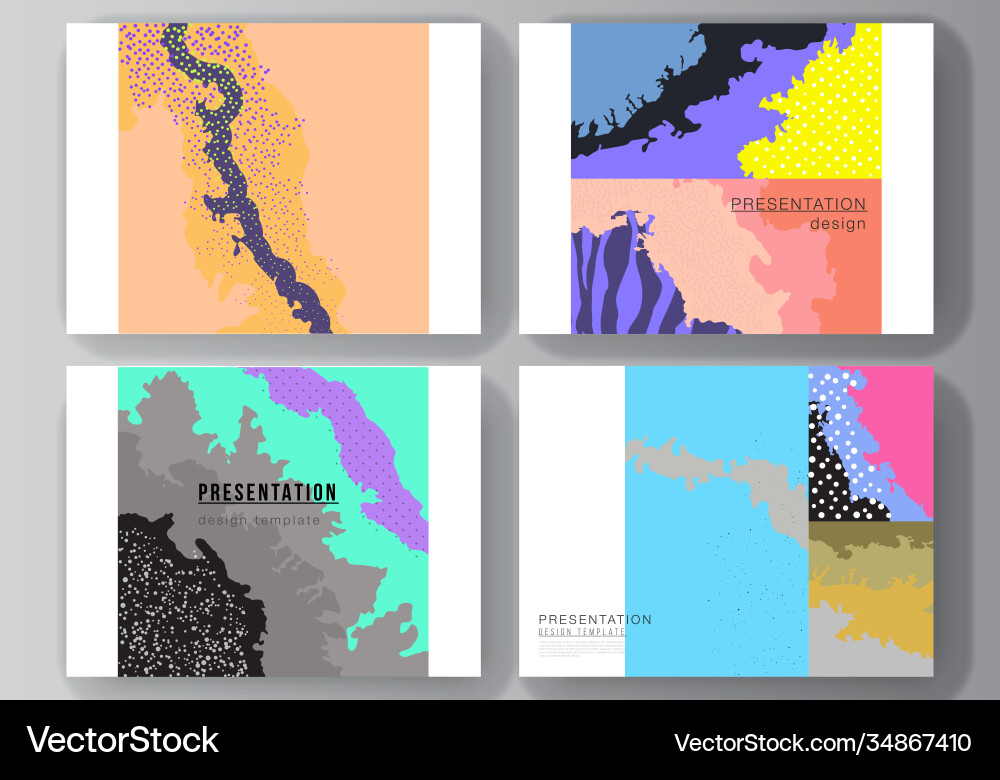 Layout presentation slides design Layout presentation slides design Vector Image