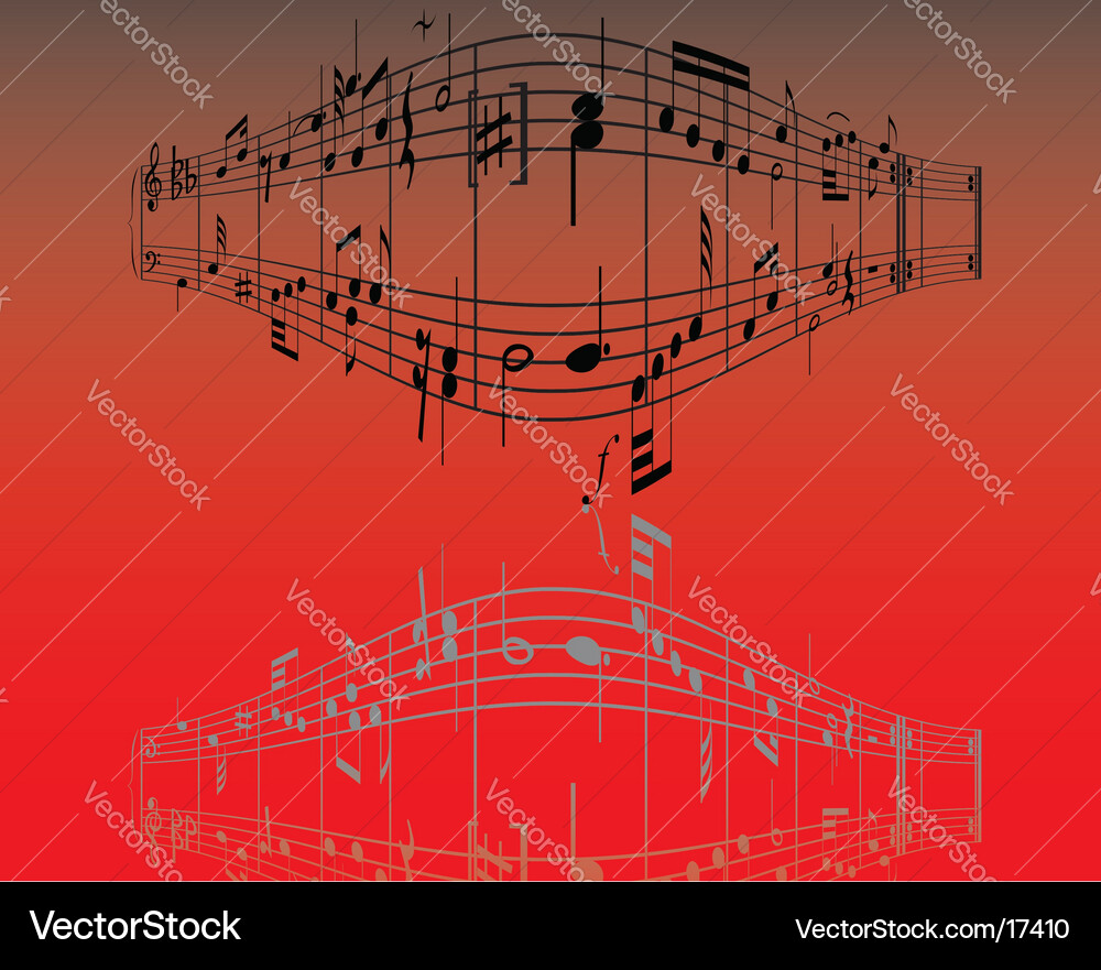 Notes lines vector image