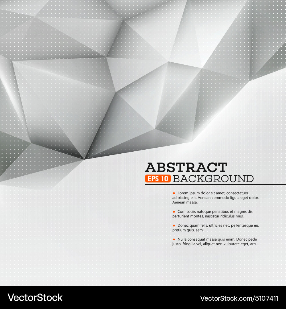 Abstract Polygon Shape Background vector image