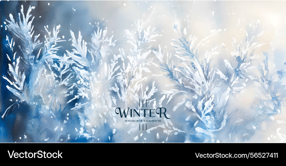 Close up view of intricate frost patterns vector image