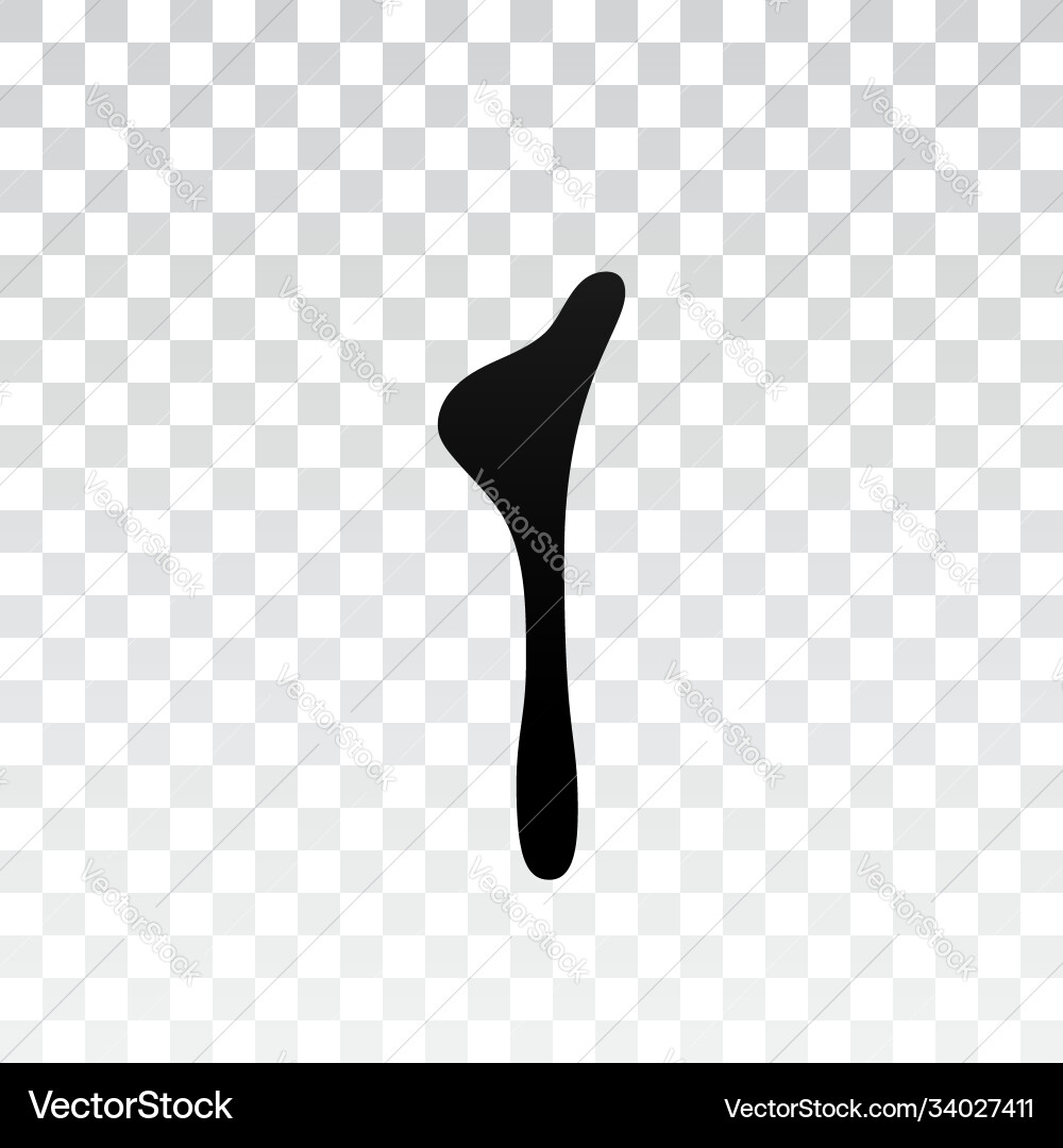 Drip paint ink stain drop melt liquid isolated Drip paint ink stain drop melt liquid isolated vector image