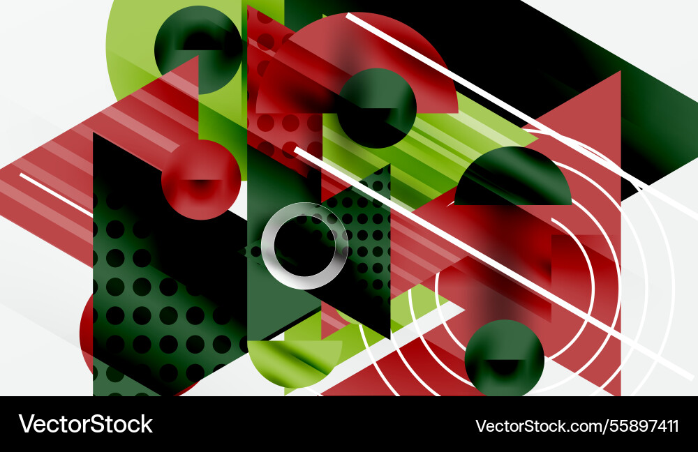 Modern geometric background - overlapping Modern geometric background - overlapping vector image