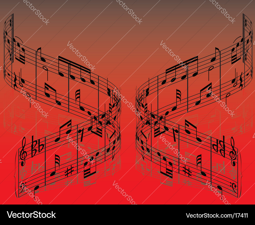Notes lines vector image