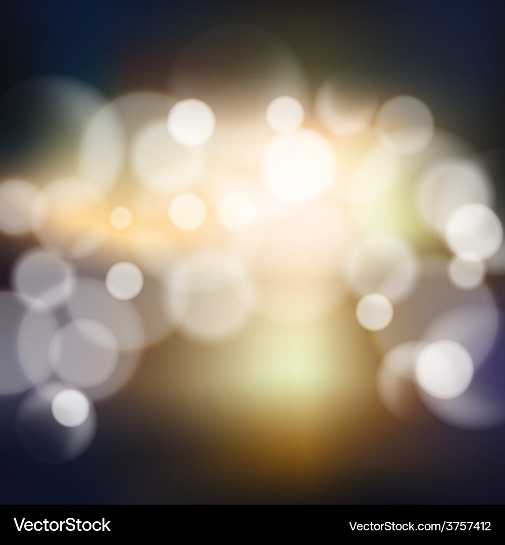 Blurry background with bokeh effect abstract vector image