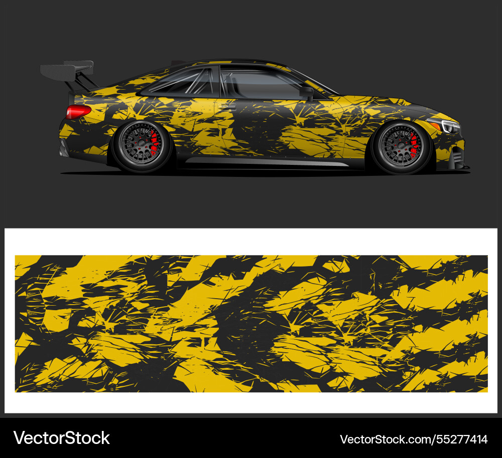 Car wrap design for your business adventure Vector Image