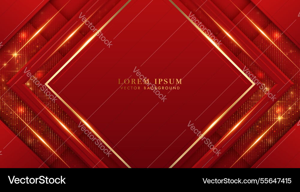 Red luxury background with square shape diagonal Red luxury background with square shape diagonal Vector Image