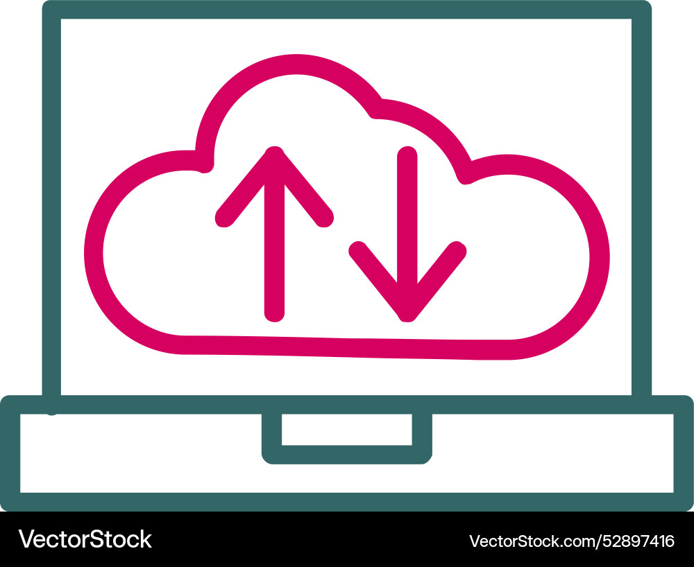 Backup copy icon design Vector Image