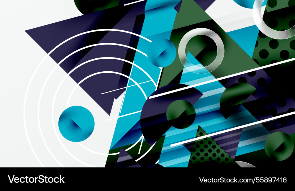 Sleek abstract background - layered triangles Sleek abstract background - layered triangles Vector Image