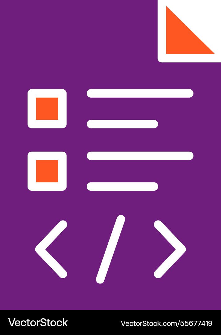 Script icon design Vector Image