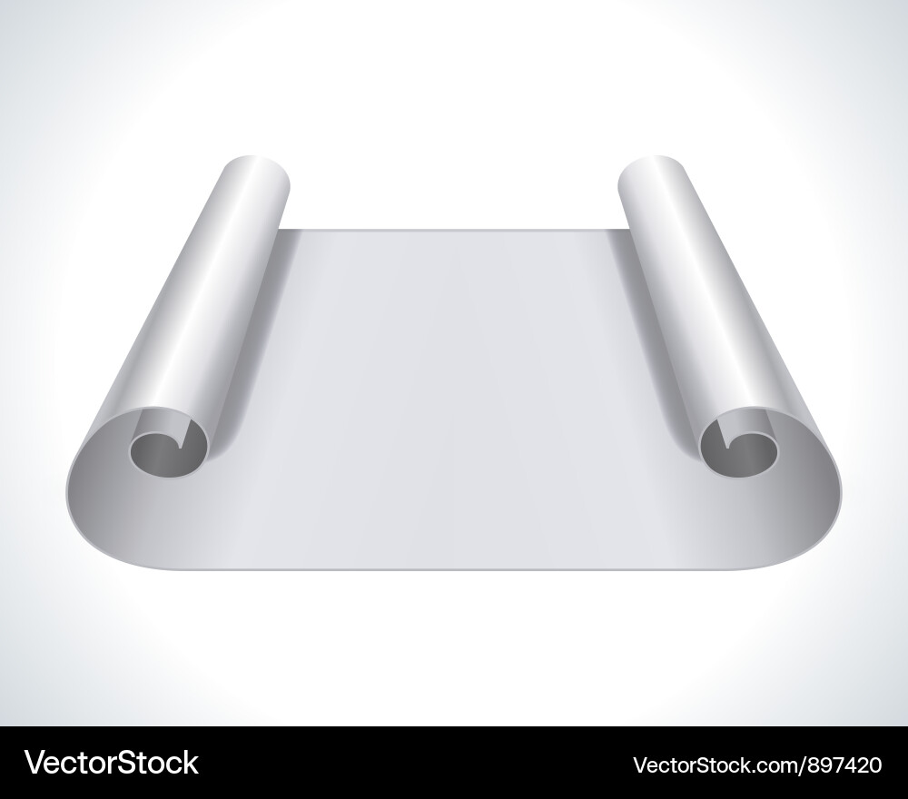 Abstract scroll paper Vector Image