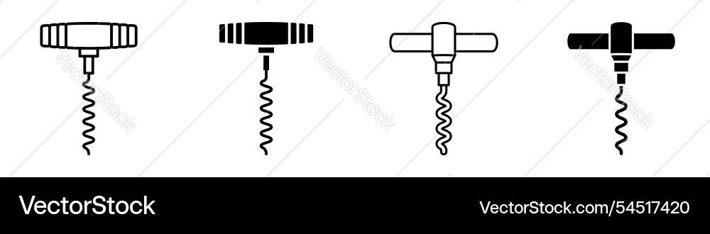 Corkscrew icon Corkscrew icon vector image