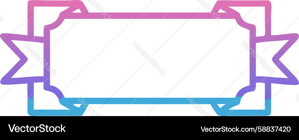 Geometric Frame - Sharp Angles Vector Image
