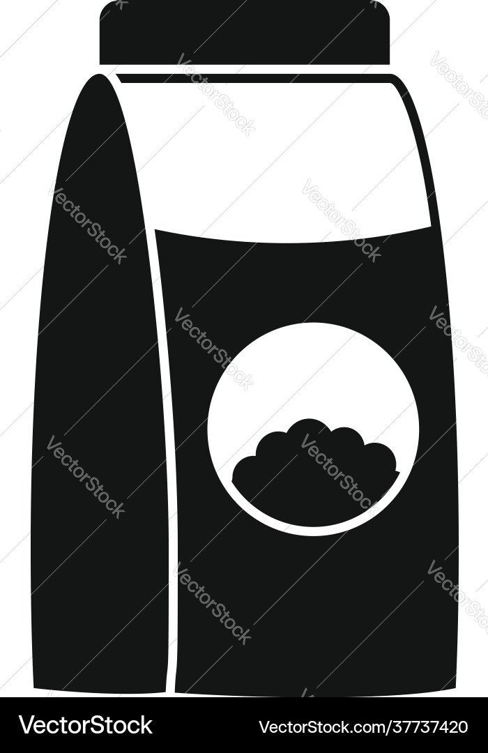Manure fertilizer icon simple style Manure fertilizer icon simple style vector image