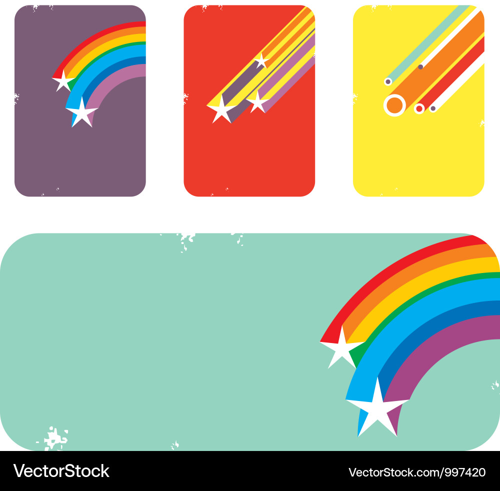 Retro Starburst Background Vector Image