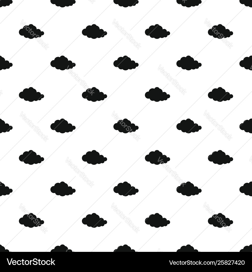 Translucent cloud pattern seamless Translucent cloud pattern seamless vector image