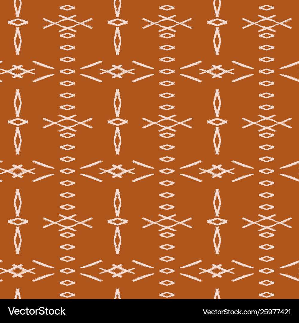 Abstract Aztec Tile Pattern Vector Image