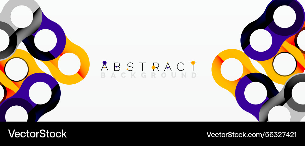 Dynamic abstract design features layered circles Dynamic abstract design features layered circles Vector Image