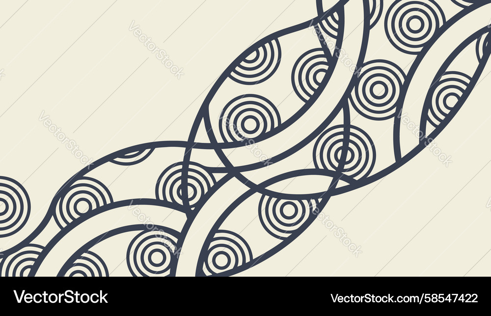 Dark Swirls Abstract Pattern Vector Image