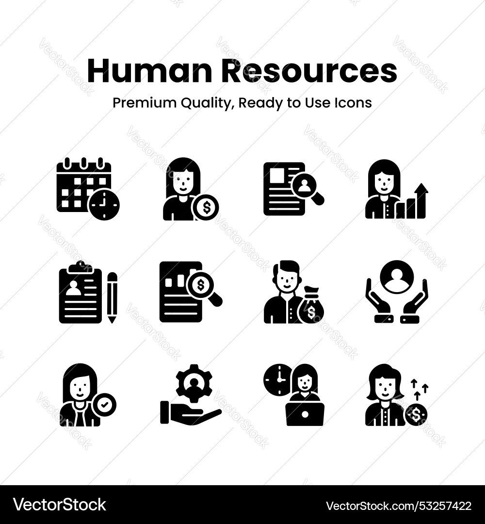 Give a try to this customizable designed set Vector Image
