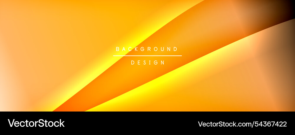 Gradient and shadow wave line geometric background Vector Image