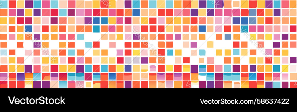 Pixel Grid Abstract Pattern Vector Image