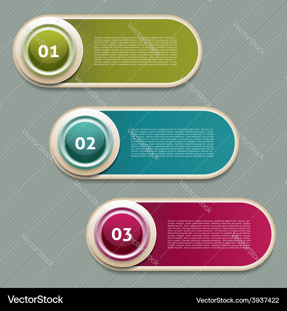 Progress background product choice or version Vector Image